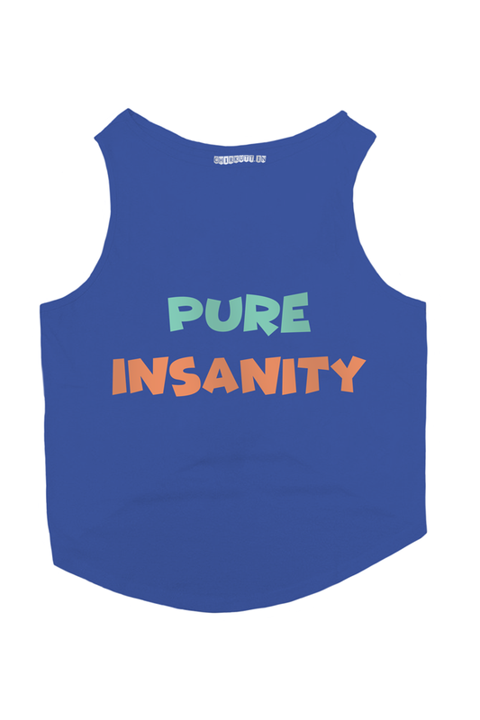 Pure Insanity Dog T-Shirt - BLUE