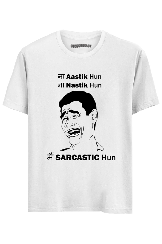 Sarcastic Half Sleeve T-Shirt – Chirkutt - Main Image