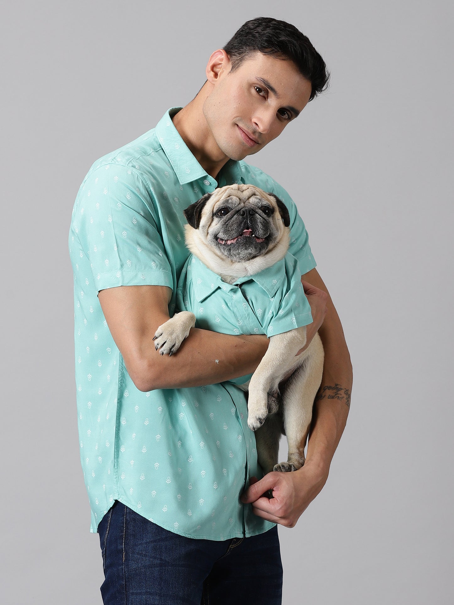 Minty Breeze Human & Dog Shirt Combo