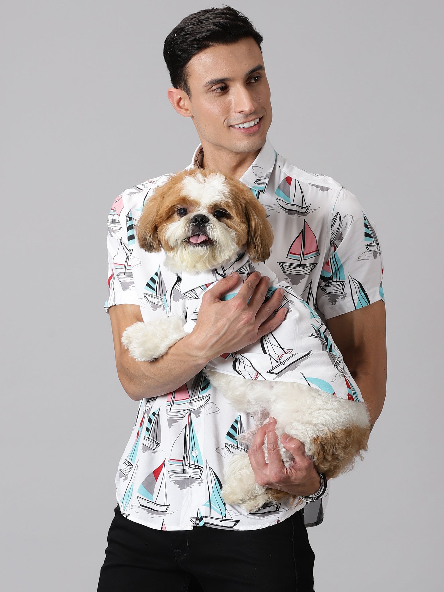 Sailor's Voyage Human & Dog Shirt Combo