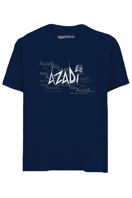 Azadi Half Sleeves T-Shirt