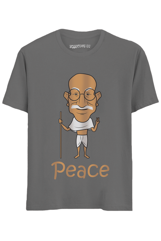 Peace Half Sleeves T-Shirt