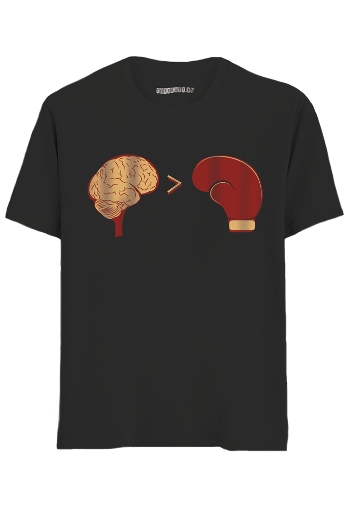 Brain Power Half SleevesT-Shirt