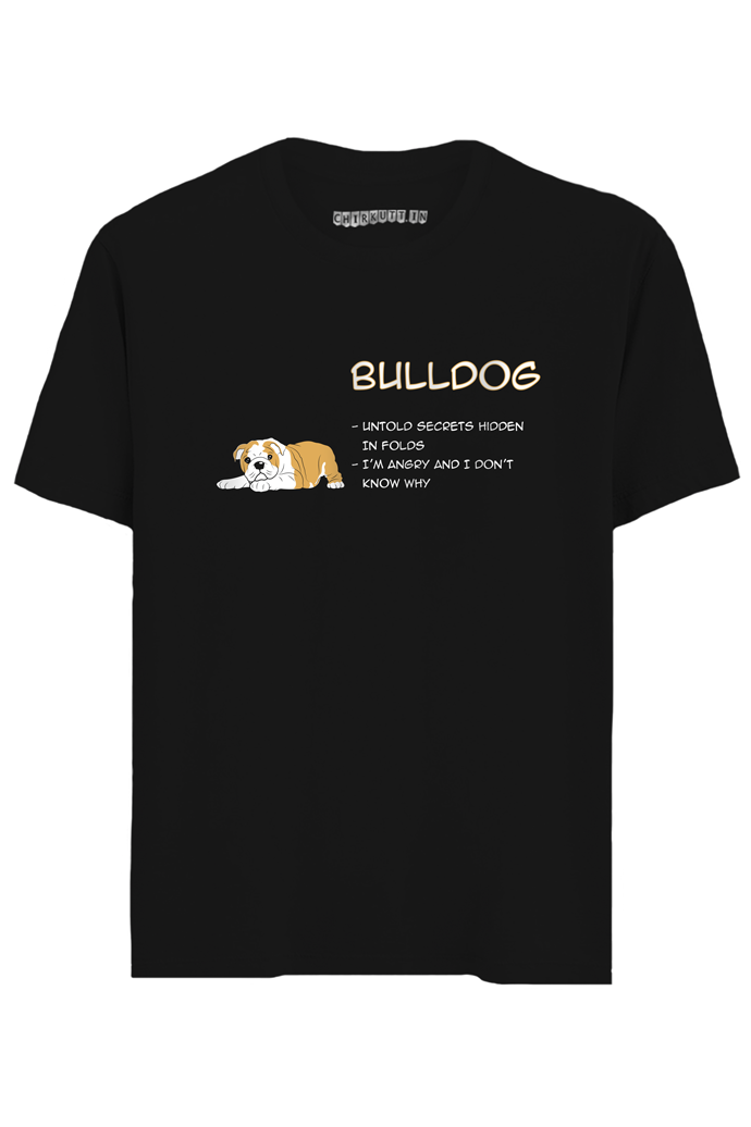Bulldog Half Sleeves T-Shirt