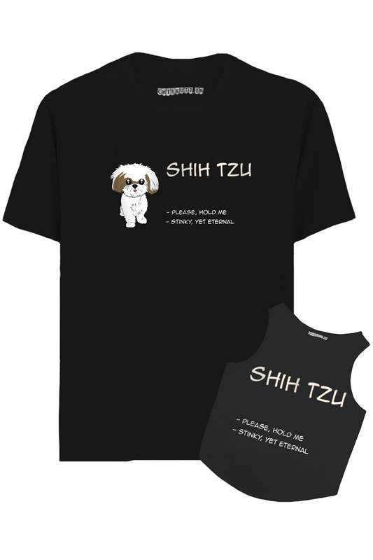 Shih Tzu Hooman And Dog Combo T-Shirt