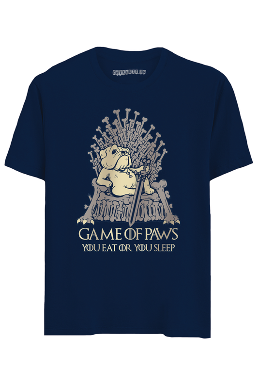 Game of Paws Half Sleeves T-Shirt
