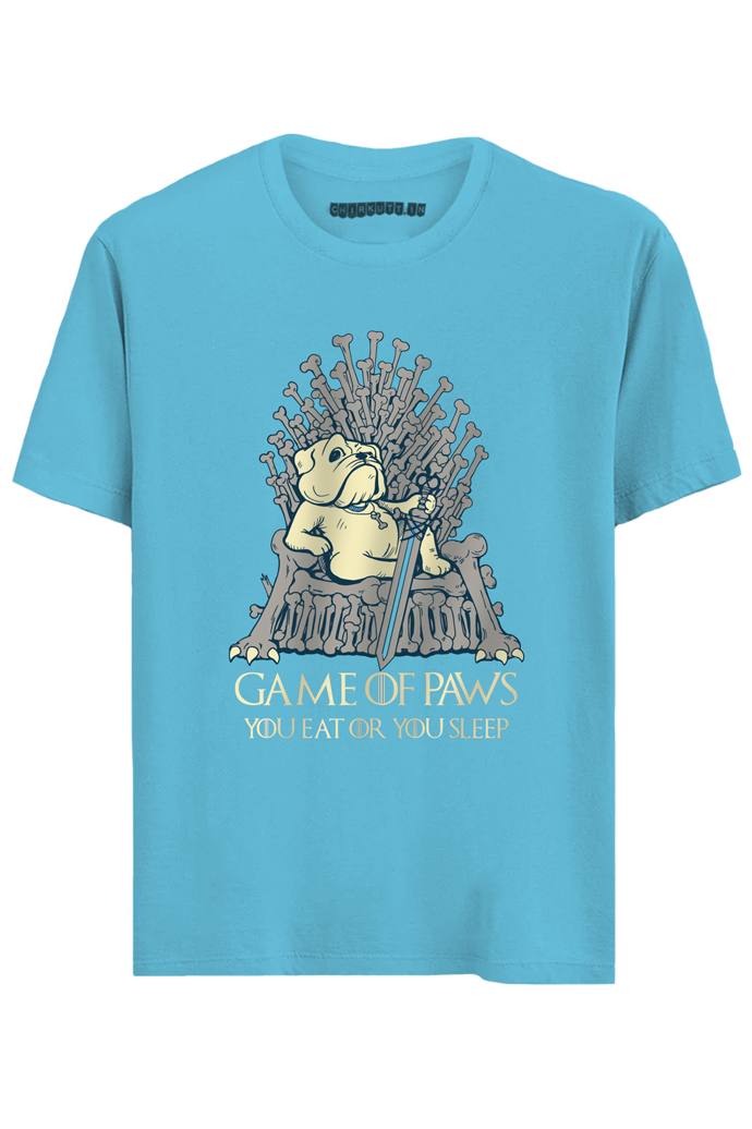 Game of Paws Half Sleeve T-Shirt