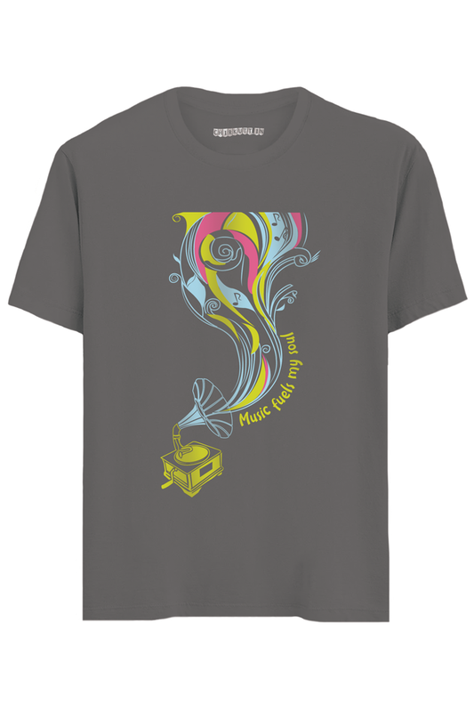 Music Half Sleeves T-Shirt