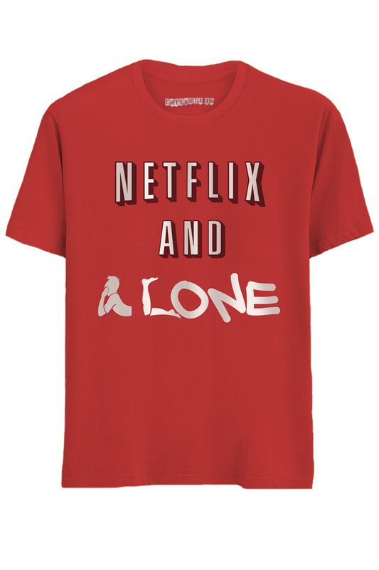 Netflix And Alone Half Sleeves T-Shirt