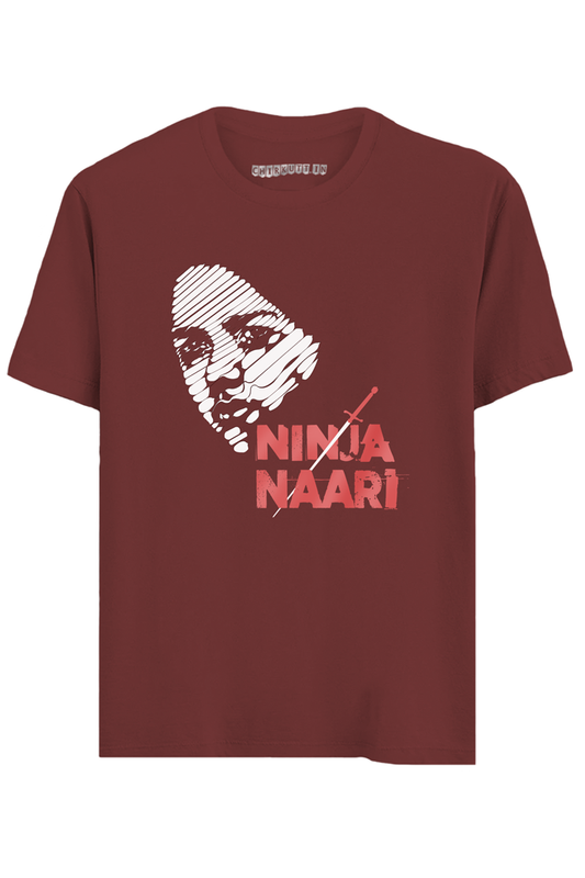 Ninja Naari Half Sleeves T-Shirt