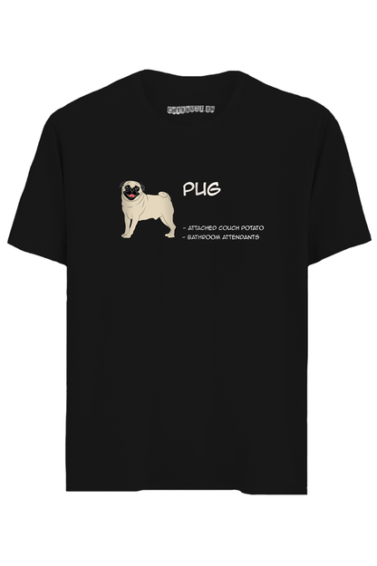 Pug Half Sleeves T-Shirt