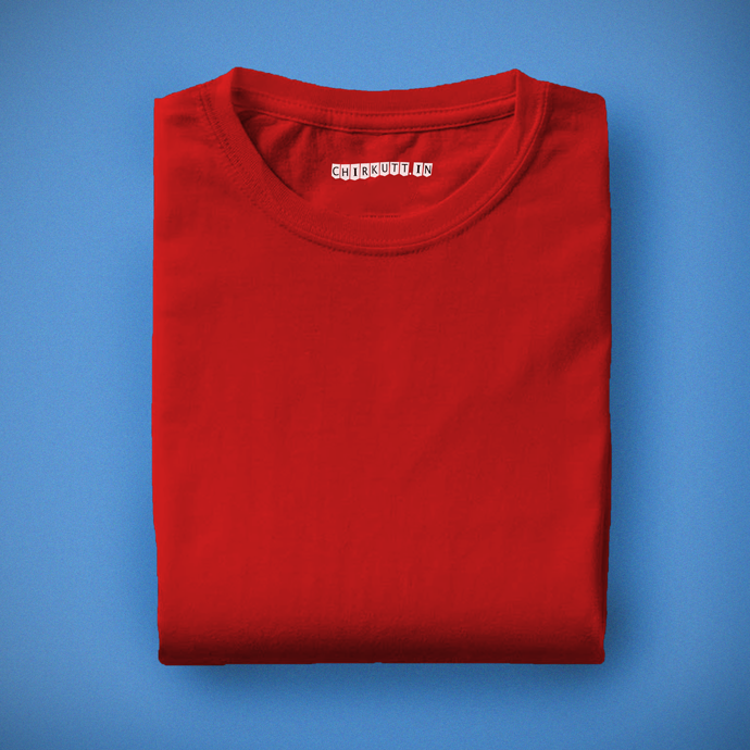 Solid red t 2025 shirt