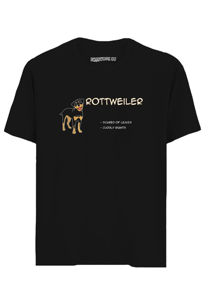 Rottweiler Half Sleeves T-Shirt