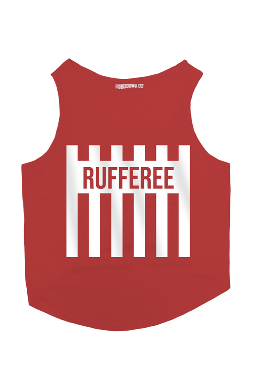 RUFFEREE Dog T-Shirt - Red