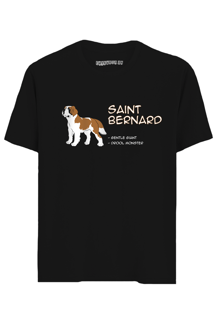 Saint Bernard Half Sleeves T-Shirt