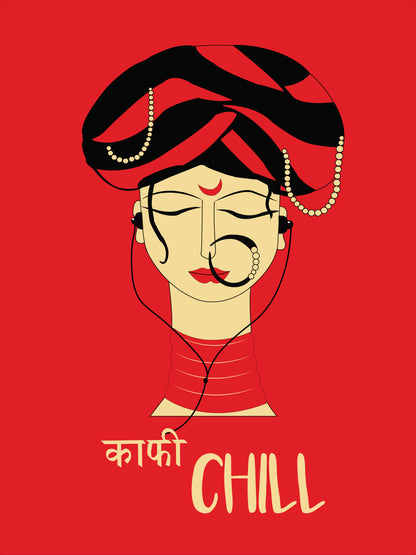 Kaafi Chill Half Sleeve T-Shirt