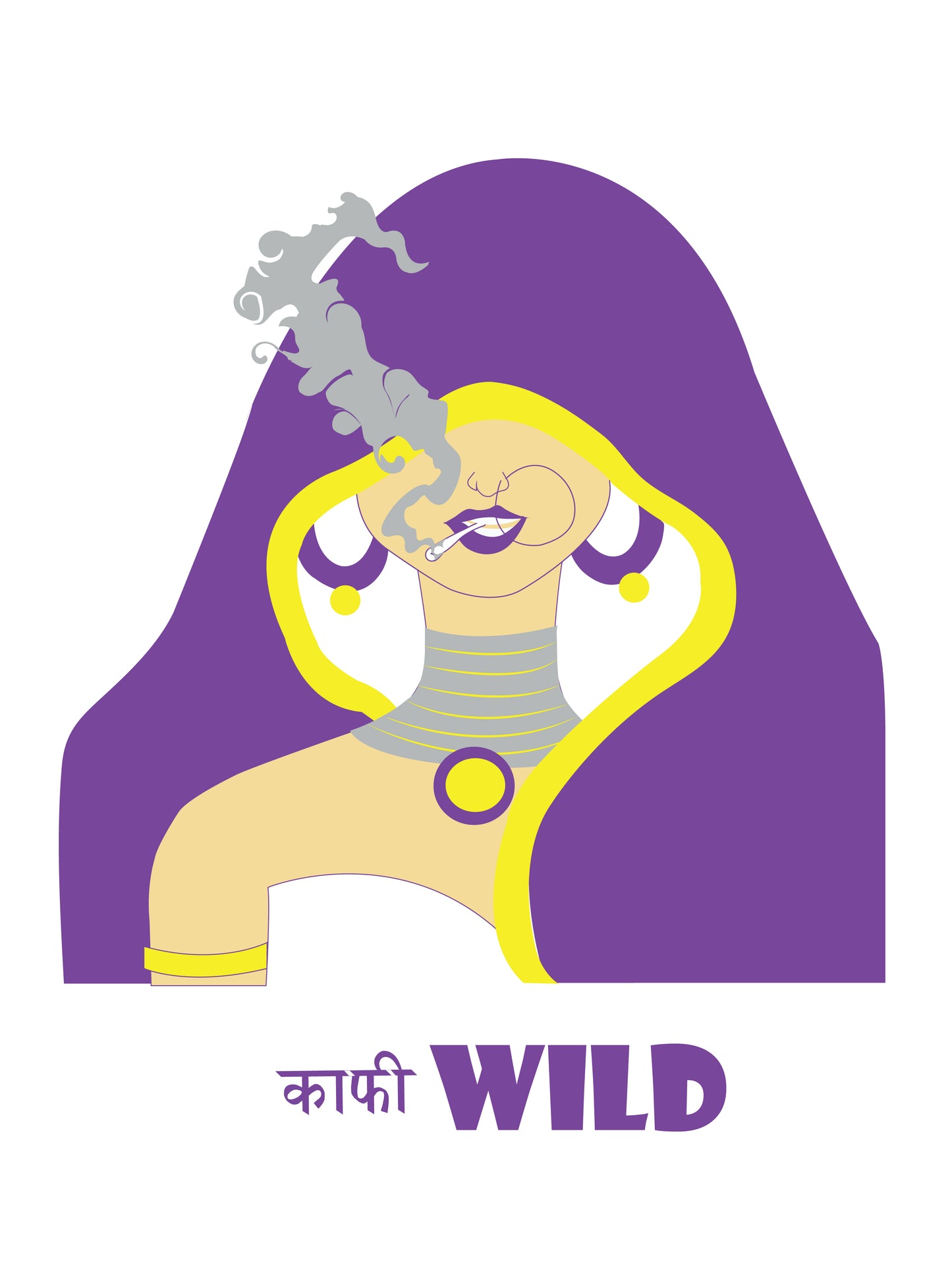 Kaafi Wild Half Sleeves T-Shirt
